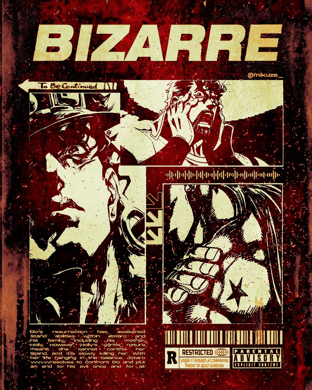 Bizarre poster, red edition