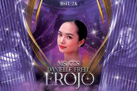 Ms. CCS pageant poster, Danielle Frell Erojo