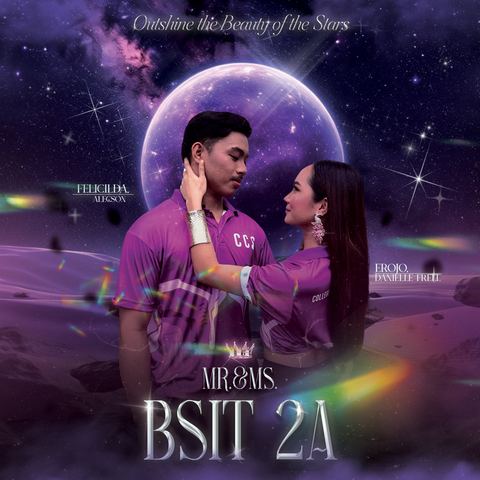 Mr. and Ms. BSIT 2A poster